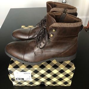 Arizona Lace-up Brown Boots - Men’s Size 13